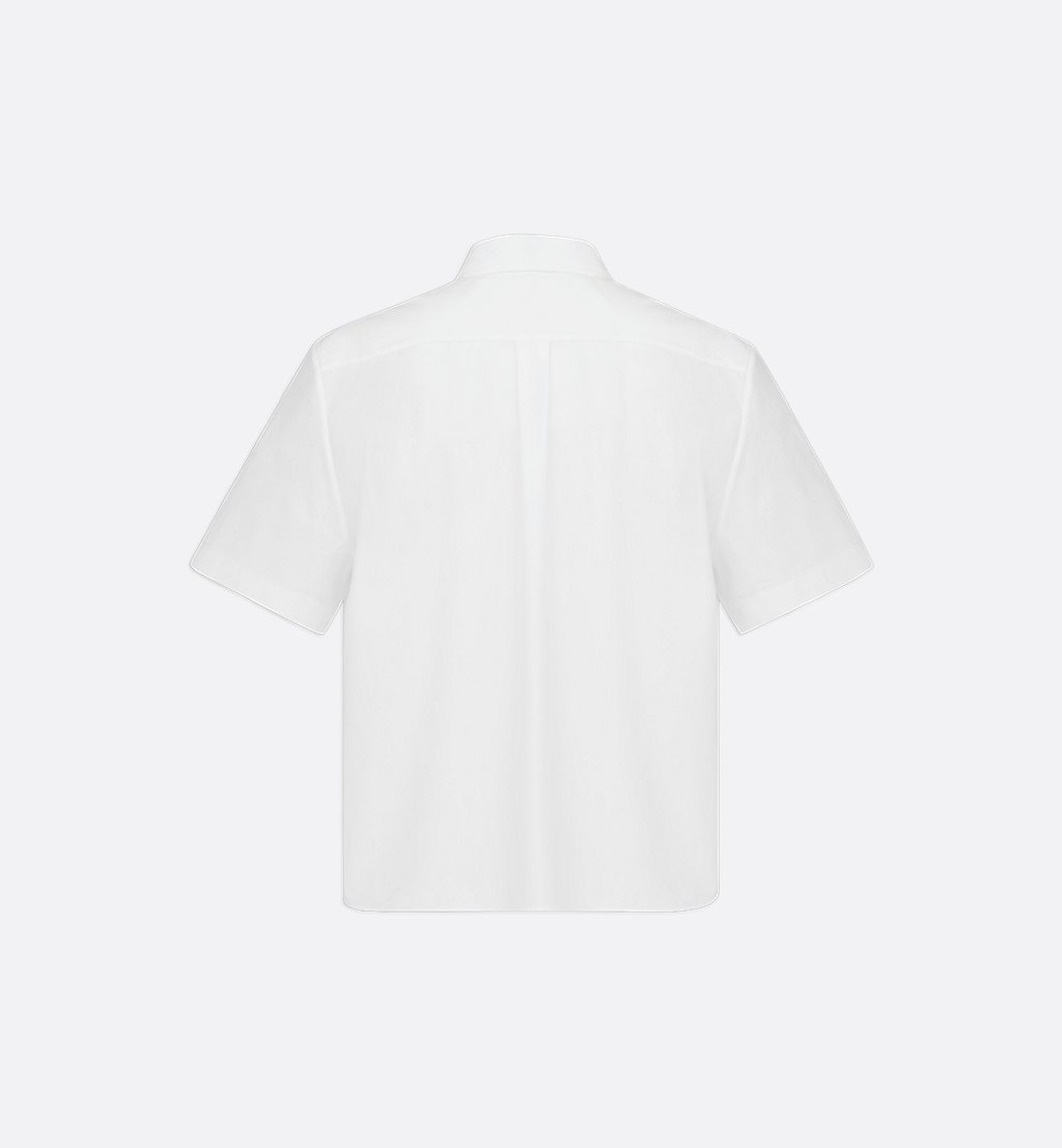 Cropped Button-Up Blouse - Image 2