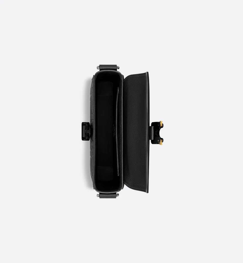 Small Saddle Messenger Bag with Flap - Image 3