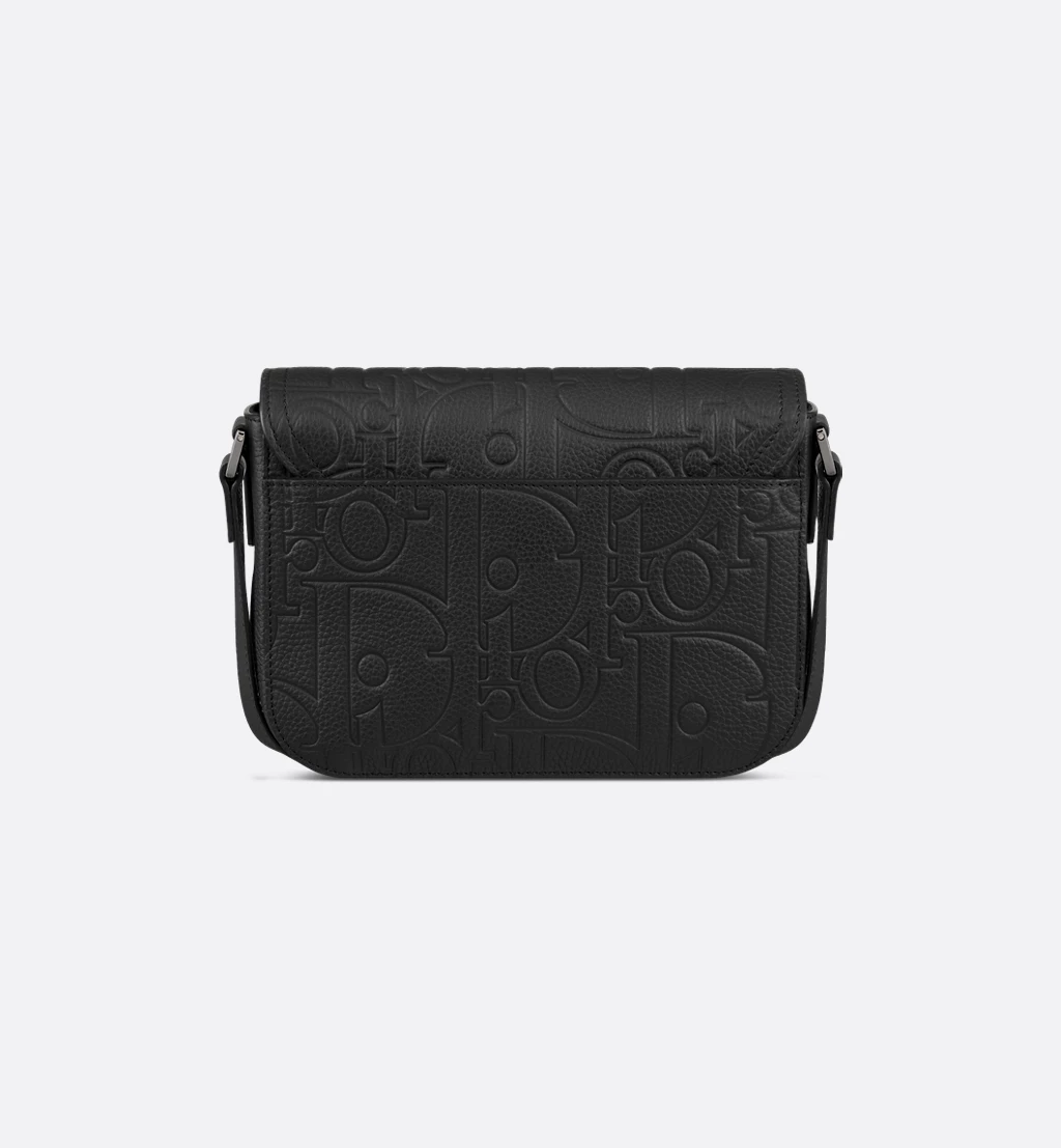 Small Saddle Messenger Bag with Flap - Image 5