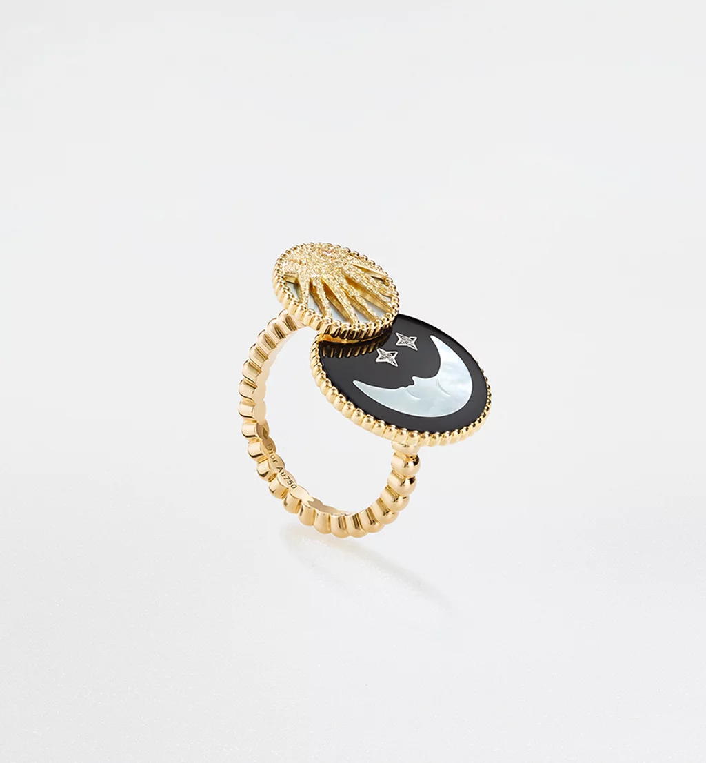 Rose Céleste Ring