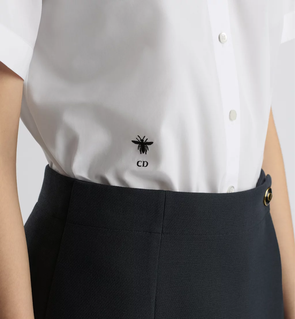 Cropped Button-Up Blouse - Image 6